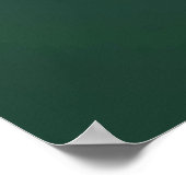 Poster Soyez calme et zen en cicatrisant l'affiche vert a (Coin)