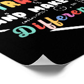 Poster Soyez comme la citation de maths de soustraction T (Coin)