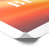 Poster Soyez comme la citation Sun (Coin)