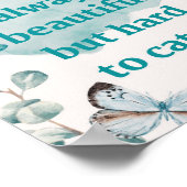 Poster Soyez Comme Papillon, Aimez-Vous, Motivationnel (Coin)