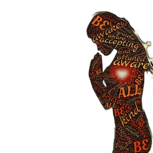 Poster Soyez Conscient De L'Inspiration Word Art Design