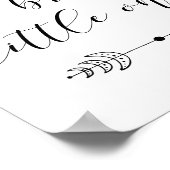 Poster Soyez courageux, Little one (Coin)