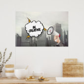 Poster Soyez créatif (Cuisine)