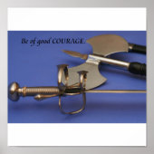 Poster "Soyez de bon courage" (Devant)