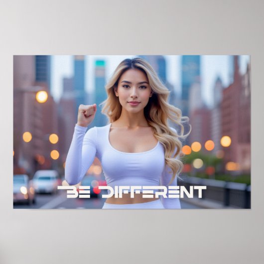 POSTER SOYEZ DIFFÉRENT - (Devant)
