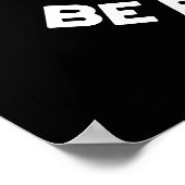 Poster Soyez Ewenique Funny Sheep Pun Dark BG (Coin)
