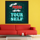 Poster Soyez fier de vous-même Motivationnel