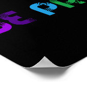 Poster Soyez fier du Gay pride LGBT (Coin)