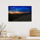 Poster Soyez fiers de ce que vous êtes arrivé... (Cuisine)