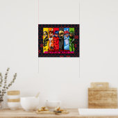 Poster Soyez Fort, Soyez Courageux, Soyez Miraculeux (Cuisine)
