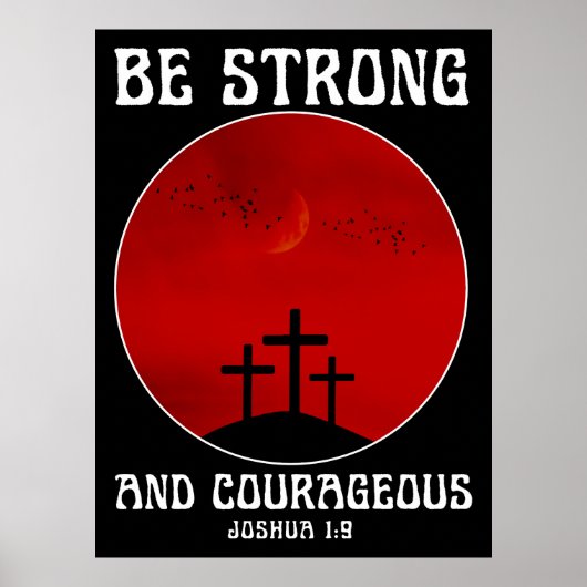 Poster Soyez forts et courageux (Devant)