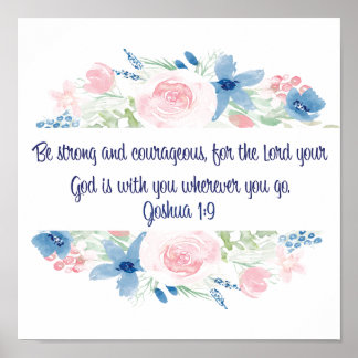 Poster Soyez forts et courageux