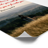 Poster Soyez forts et courageux - Bible (Coin)