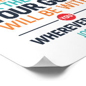 Poster Soyez Forts Et Courageux, Joshua 1:9 (Coin)