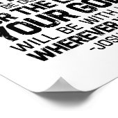 Poster Soyez Forts Et Courageux, Joshua 1:9 (Coin)