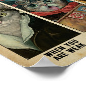 Poster Soyez forts soyez courageux soyez humbles (Coin)