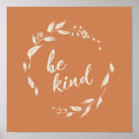 Soyez Génial Citation Inspirante Terracotta Wreath