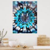 Poster Soyez génial Conception de teinture de noue (Cuisine)