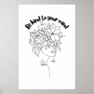 Poster Soyez Gentil À Votre Esprit