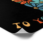 Poster Soyez Gentil À Votre Esprit Retro Green Mental Hea (Coin)