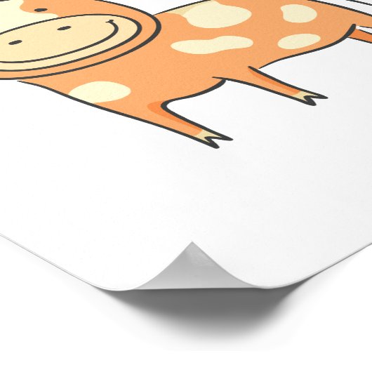 Poster Soyez gentil avec toutes sortes mignonnes caricatu (Coin)