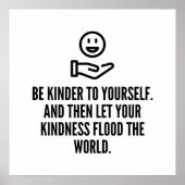 Poster Soyez gentil avec vous (Devant)