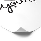 Poster Soyez gentil avec vous - Imprimer (Coin)