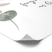 Poster Soyez gentil, botanique minimaliste (Coin)