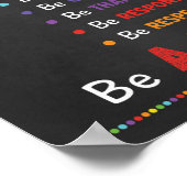 Poster Soyez gentil Promesse Classe Anti Bully Campagne (Coin)