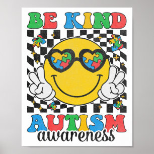 Poster Soyez gentil Sensibilisation sur l'autisme Puzzle