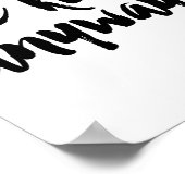 Poster Soyez gentils de toute façon (Coin)