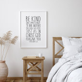 Poster Soyez Gentils Et Compassionnés, Éphésiens 4:32