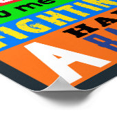 Poster Soyez gentils, tout le monde combat une classe de  (Coin)