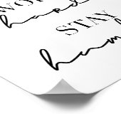 Poster Soyez Gentils, Travaillez dur, Restez Humains (Coin)