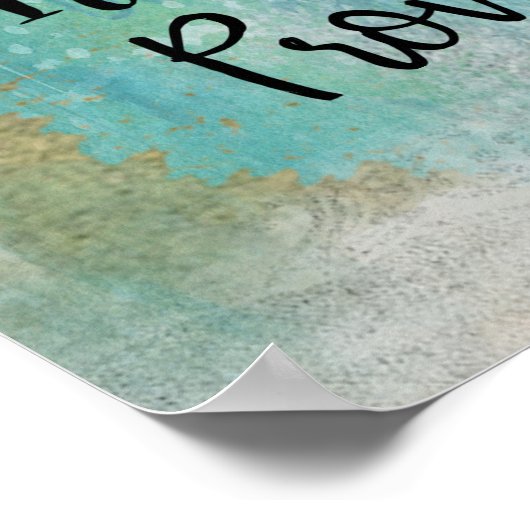 Poster Soyez heureux (Coin)