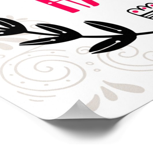 Poster Soyez heureux 4 (Coin)