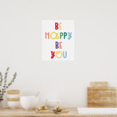 Poster Soyez heureux, soyez cool (Cuisine)