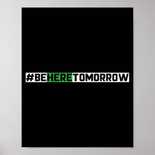 Poster Soyez ici demain prévention santé mentale