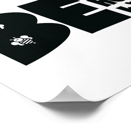 Poster Soyez idiot et honnête, une sorte d'inspiration (Coin)