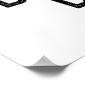 Poster Soyez intelligent Ne jouez pas Drumb Funny Drummer (Coin)