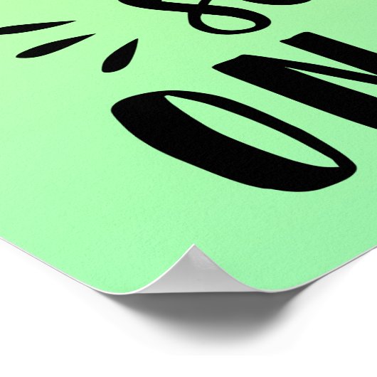 Poster Soyez intrépide (Coin)