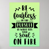 Poster Soyez intrépide (Devant)