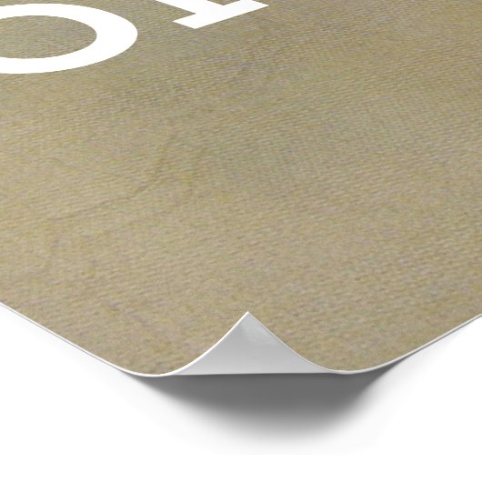 Poster Soyez intrépide (Coin)