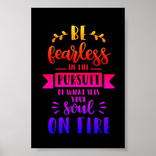 Poster Soyez intrépide (Devant)