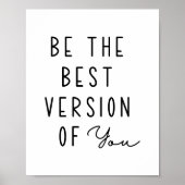 Poster Soyez la meilleure version de votre motivation (Devant)