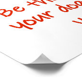 Poster Soyez La Personne Que Votre Chien Pense Être (Coin)