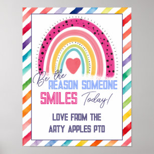 Poster SOYEZ LA RAISON POUR QUELQU'UN SOURIT L'affiche