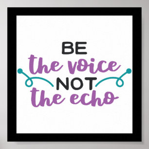 Poster Soyez la voix