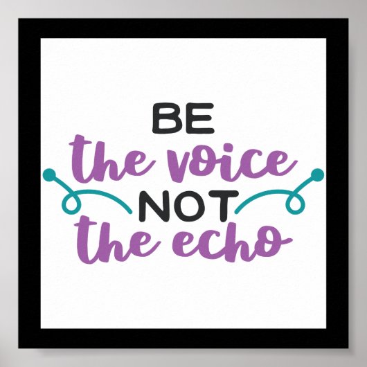 Poster Soyez la voix (Devant)