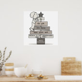 Poster Soyez l'arbre de Noël-cadeau (Cuisine)